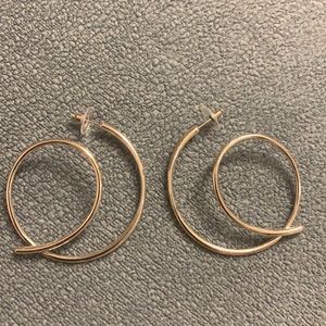 NWOT Myles Silver Hoops from Kendra Scott